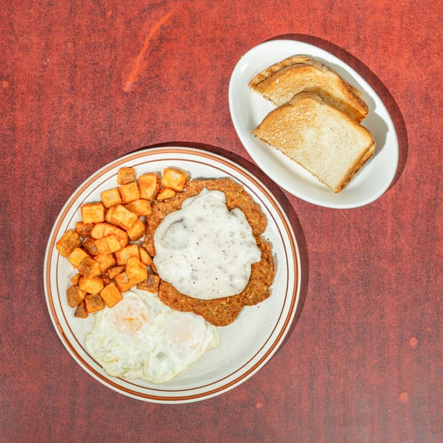 2 Eggs and Chicken Fried Steak.
